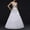 Solid Color, variant on Tqcoqu Ladies' Solid Color Wedding Dress With Adjustable False Hem Support