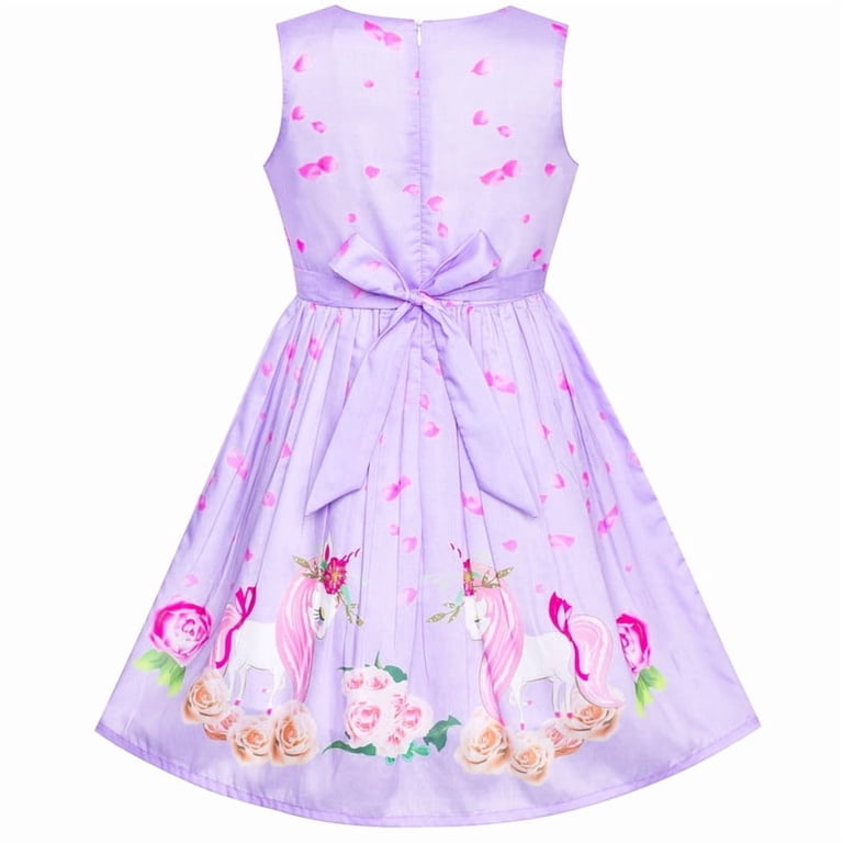 unicorn purple dress Unicorn Baby Doll Dress, 10