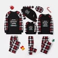 thumbnail image 3 of Pijamas familiares navideños Antler, Feliz Navidad Ya, Animal sucio, cuadros rojos, conjunto de pijamas a juego, 3 of 3