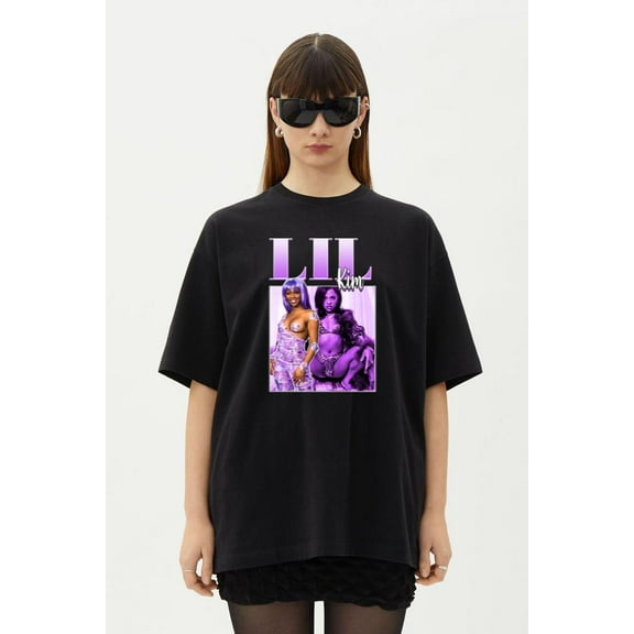 Lil Kim Rapper Vintage Bee 90s Hip Hop Icon T-Shirt, for men & women, up to size 5XL