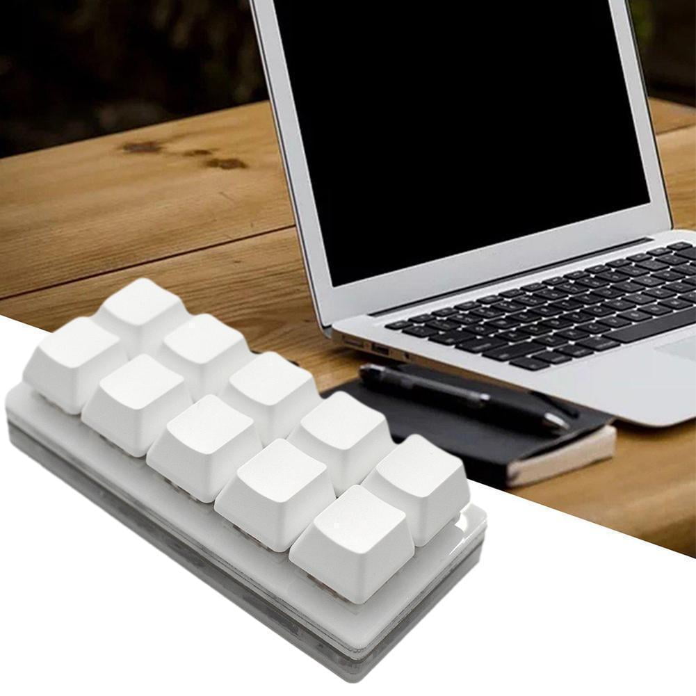 New Programmable Mechanical Keyboard 10 Keys Macro Keypad Blue / Red Switch Diy Usb Programming Shortcut Outemu Hot Swap Osu