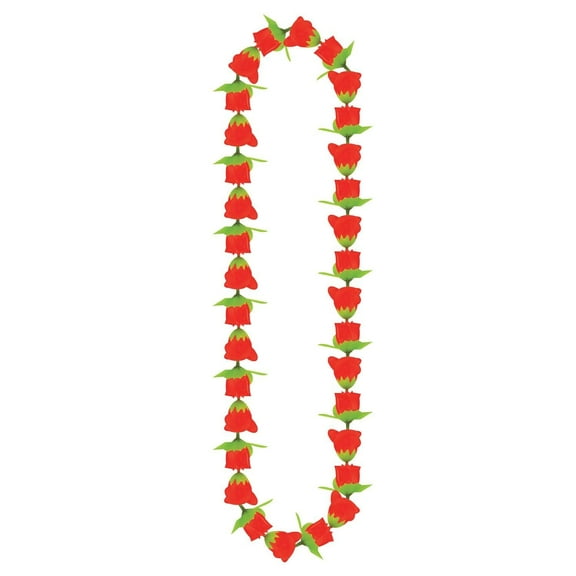 12 Pack Beistle Luau Party Rose Fabric Lei