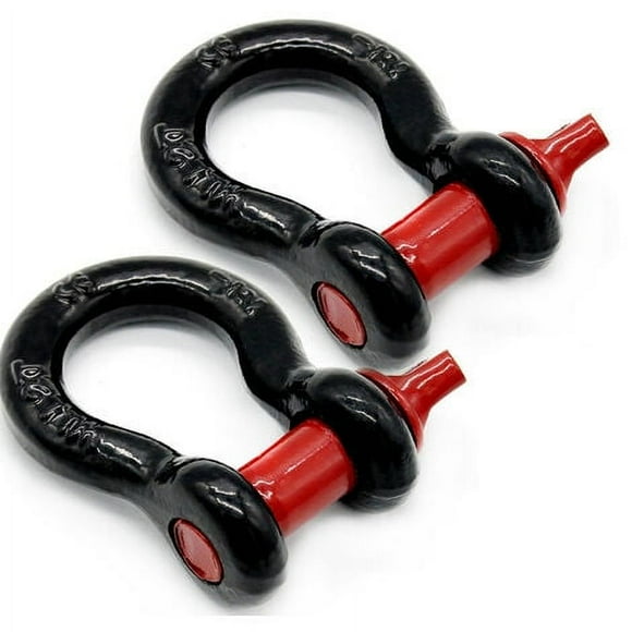 HWZWT D-ring bow shackle isolator accessories towing shackle D-ring bow shackle isolator 2-pack towing shackle ATV accessories 2-pack D 2-pack ATV