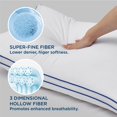 thumbnail image 3 of Bedsure Pillows King Size Set of 2 - Fluffy King Pillows 2 Pack, Bed Pillows for Sleeping Hotel Quality Gusseted Pillow with Down Alternative for Back, Stomach, or Side Sleeper, Machine Washable, 3 of 6