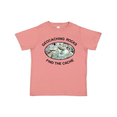 

Inktastic Geocaching Rocks Rocks Gift Toddler Boy or Toddler Girl T-Shirt