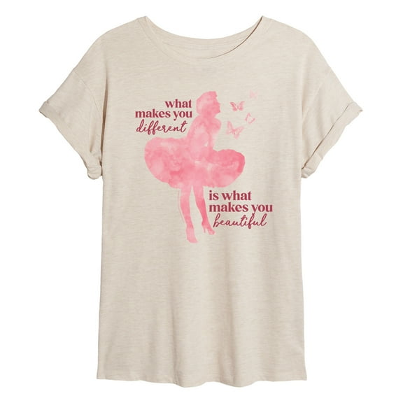Marilyn Monroe - What Make You Different Makes You Beautiful - Juniors Ideal Flowy Muscle T-Shirt
