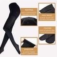 thumbnail image 4 of MISS MOLY Women's 2 Pairs Opaque Control-Top Tights Winter Shaping Thick Tights Conton, 4 of 6