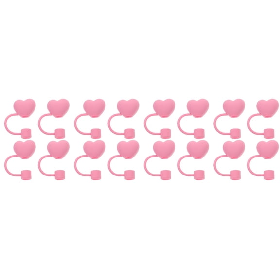 4 Count Party Favor Straw Toppers Pearl Trouser Chain Baby Pink