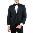 thumbnail image 3 of Mens Black Tuxedo, Jacket Slim Fit Notch Lapel, 3 of 4
