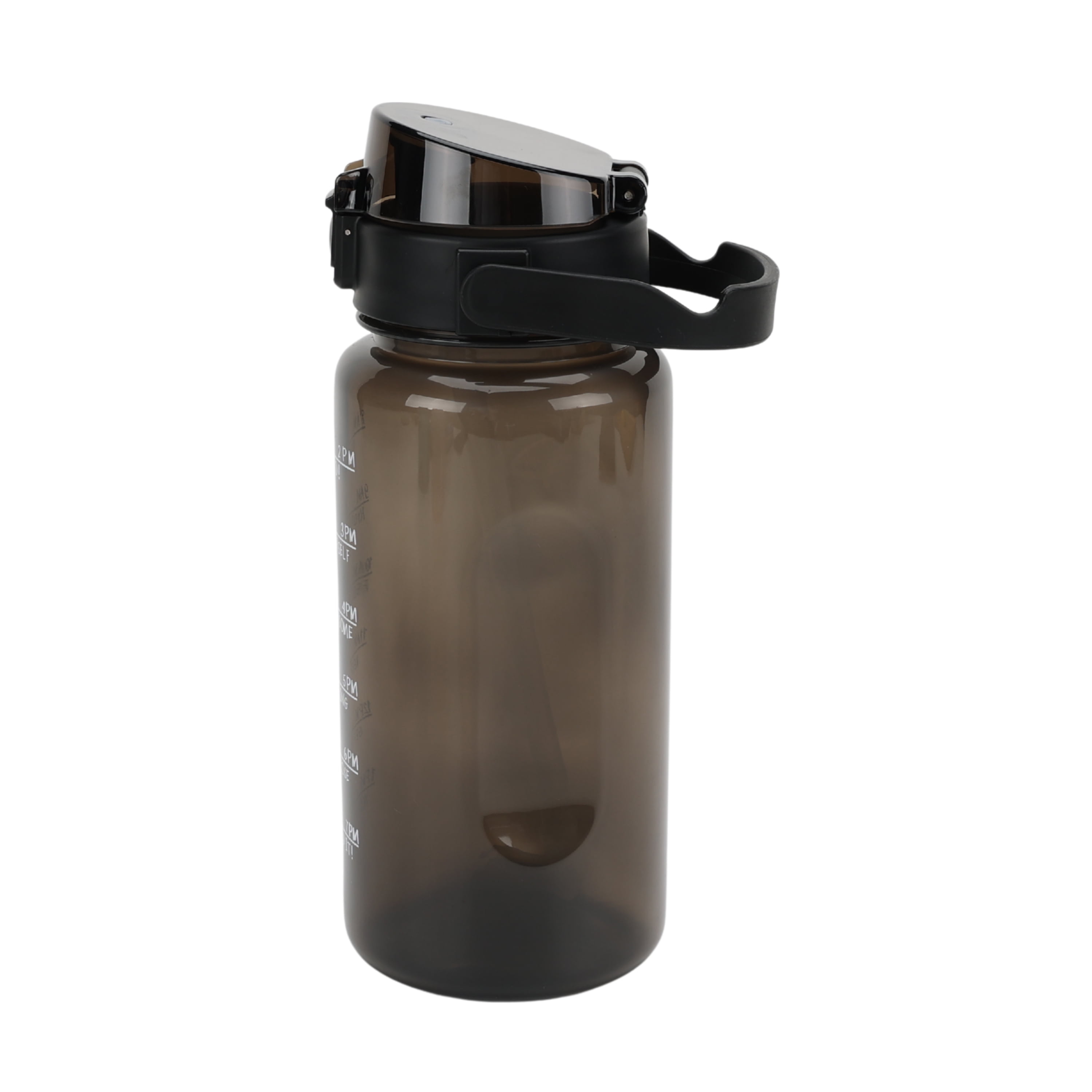 Mainstays 48 oz Purple Plastic Water Bottle with Handle and Built