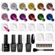 thumbnail image 1 of Juego de polvos de uñas Beetles Unicorn Mirror Chrome, 24 unidades, 1 of 7
