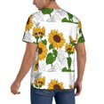 thumbnail image 2 of Easygdp Plump Sunflower And Sketch Mens T-Shirts Baseball Vintage Fashionable Lightweight Casual Crew Neck Slim Fit with Long Sleeves-4X-Large, 2 of 7