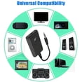 thumbnail image 3 of Bluetooth 5.0 Transmitter Receiver, 2 in 1 Bluetooth Adapter Mini Portable 3.5mm Jack, Low Latency Compatible, 3 of 5