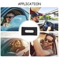 thumbnail image 3 of UPGRATOR 1Ud Car Visor Tissue Holder Caja Porta Pañuelos Para Auto En Cuero PU Color Negro Duradero, 3 of 5