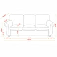 thumbnail image 3 of 3 seat sofa Chenille - Dark Grey, 3 of 5