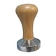 thumbnail image 2 of Distribuidor de café Tamper de café perfecl herramienta de prensa manual de café 49mm Marrón claro, 2 of 8