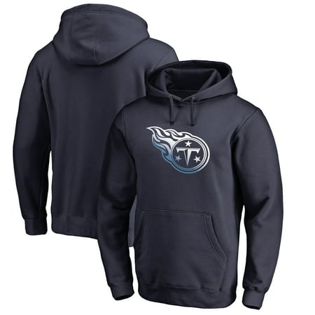 Men's NFL Pro Line by Fanatics Branded Navy Tennessee Titans Gradient Logo Pullover Hoodie