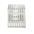 thumbnail image 3 of Alarah Medium Bench made of Polished Stainless steel Metal Frame, 3 of 5