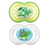 MAM Crystal Pacifier, 6-16 Months, Unisex, 2 Pack