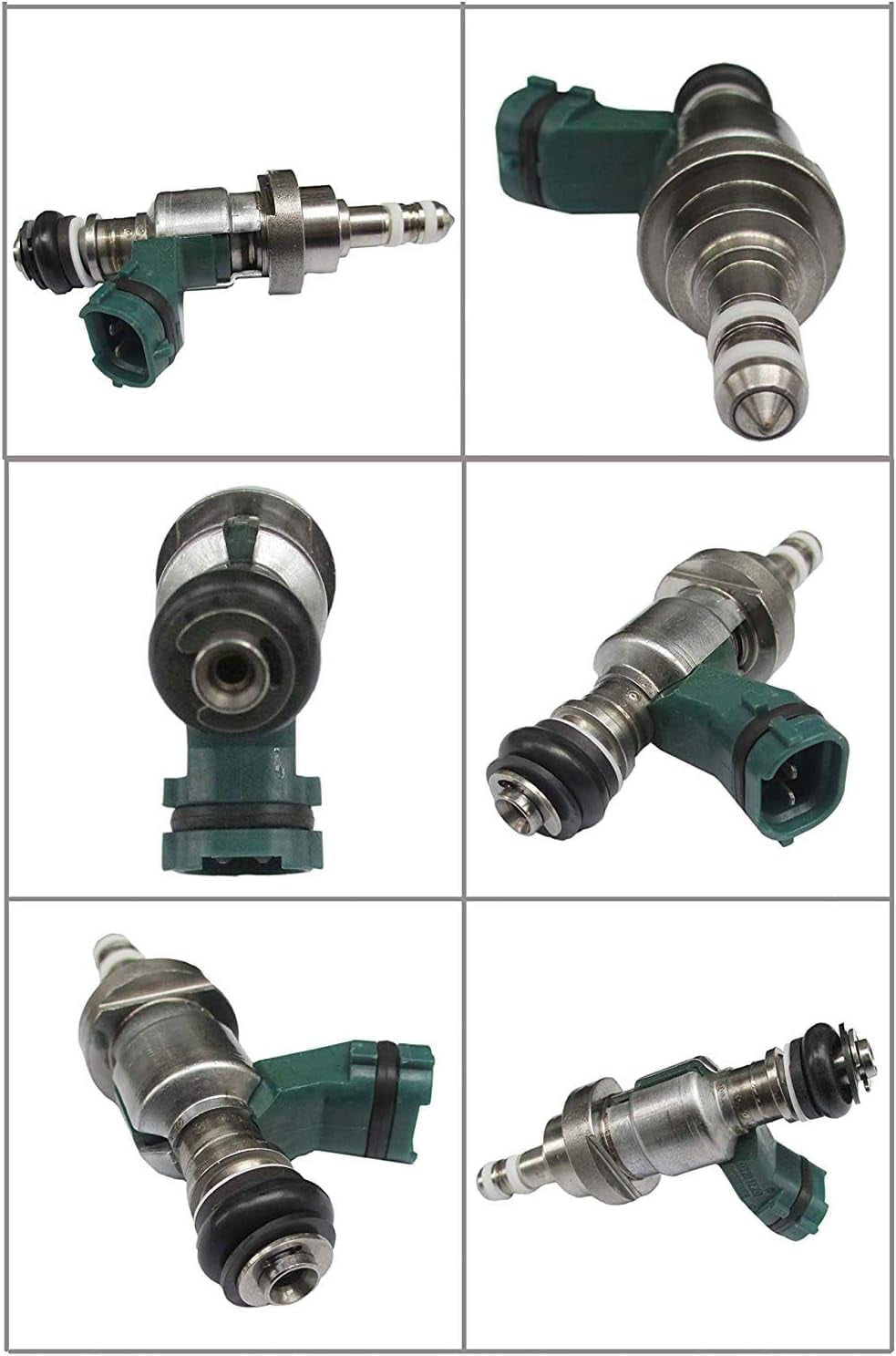 AURUS OEM Fuel Injectors Set of 6 – 23250-31020 for 2006 Lexus GS300 3.0L V6 & 2006–2015 Lexus IS250 2.5L V6 – Replaces 23209-31020