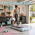 thumbnail image 6 of FYC Walking Pad Treadmill with 15% Auto Incline, 350 lbs Capacity 3.5HP Ultra Quiet Brushless Motor, 0.5-6MPH Speed, Bluetooth Speaker & APP, Under Desk Treadmill for Home Office Hiking, 6 of 12