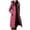 Watermelon Red, variant on ICHUANYI Women's Stylish Thicken Puffer Coat Long Warm Jacket Hooded Outwear Fall Winter Clothes Outfits 2023