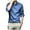 Blue, variant on BADHUB Men's Big and Tall T-shirts Long Sleeve Button Down Wrinkle Free Tops Casual Untucked Stretch Dress Shirts White 6XL