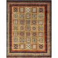 thumbnail image 1 of Ahgly Company Indoor Rectangle Abstract Saffron Red Area Rugs, 2' x 4', 1 of 2