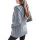 thumbnail image 1 of Sonducket Suéter de mujer con cuello en V Botón Prendas de abrigo Abrigo de otoño de punto de manga larga Prendas para la parte del cuerpo Gris S, 1 of 1