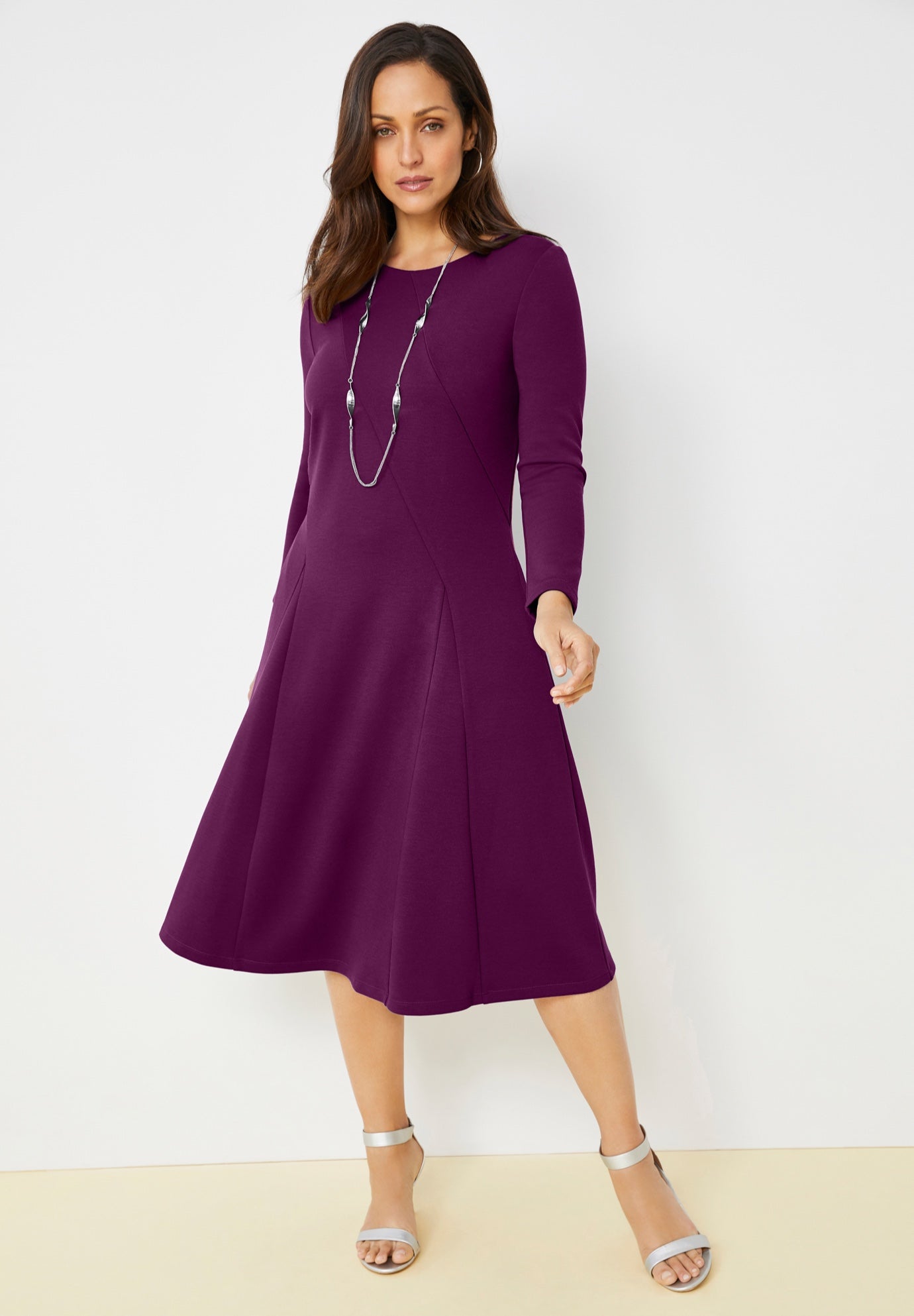 midi white formal dress Chic White Midi Dress