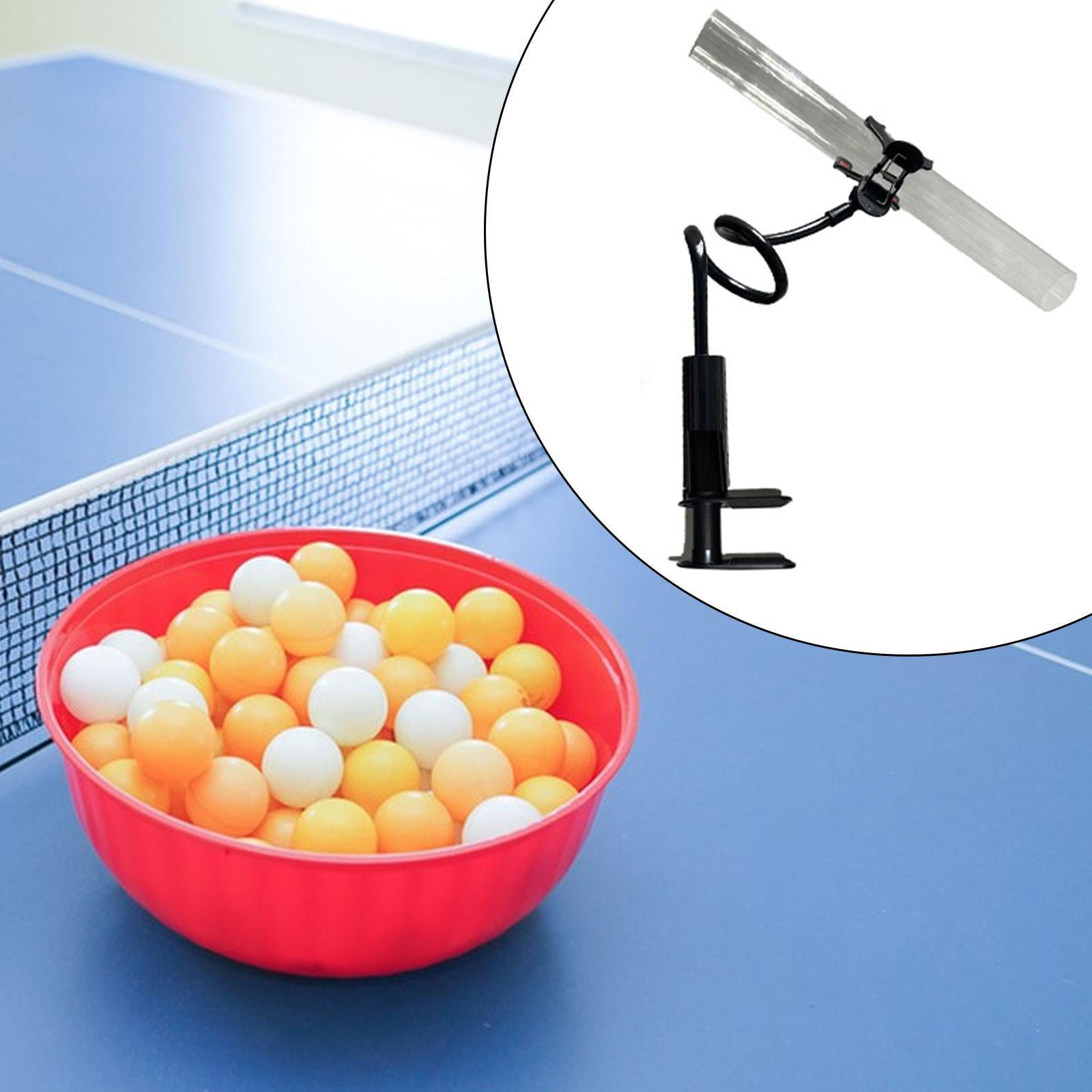 harayaa Clamp Table Tennis Robot Portable Training Device for Training Sports Indoor