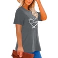 thumbnail image 2 of Anbech Christian Shirts Women Faith T Shirts Plus Size Graphic Shirts Oversized Short Sleeve Loose Tee, 2 of 7