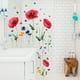 thumbnail image 3 of Adhesivo de pared de amapola, película decorativa de cristal, flores, ventana, pegatinas, sala de estar, dormitorio, baño, decoración de pared TUNC Sencillez, 3 of 4