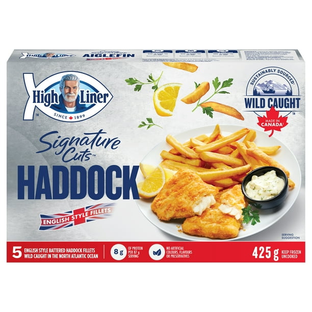 High Liner Signature Cuts English Style Battered Haddock, 425 g Walmart.ca
