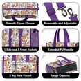 thumbnail image 3 of Teacher Tote Bag,Yorkie Dog and Flower Florals Teacher Utility Tote Bag,Large Work Tote Bags for Women with Multiple Pockets,Top Zipper Closure,13.8x10.6x6.7 Inch, 3 of 5