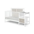 thumbnail image 4 of Suite Bebe Connelly 4-in-1 Convertible Crib and Changer Combo, White, 4 of 10