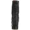 thumbnail image 3 of Dr. Martens Womens Triumph 1914 Leather Fold-Over Combat Boots, 3 of 7