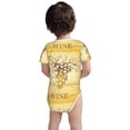 thumbnail image 6 of Rocae Bunch of Grapes for Baby Climbing Clothes Soft Baby Romper for Active Infants Comfortable and Breathable Crawling Jumpsuit Unisex Baby Outfit 6 Months, 6 of 8