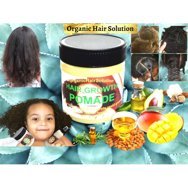 Pomada de crecimiento para el cabello para niños para el cabello más grueso y más grueso, con un trato