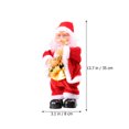 thumbnail image 4 of Bailando Cantando Santa Claus Juguete de Navidad Muñeco Batería Operado Musical Figura en movimiento Decoración navideña (saxofón) HOMEMAXS HaoMX3832577, 4 of 6
