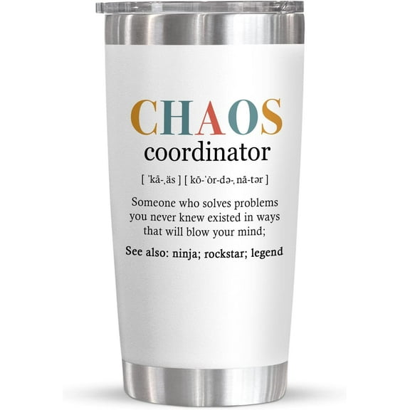 Coworker Gifts For Women, Gifts for Boss, Assistant, Teacher Appreciation, Inspiration Work Gifts For Coworkers, Christmas, Valentines Day, Birthday, Thank You Gifts, 20 Oz Stainless Steel Tumbler