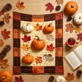 thumbnail image 4 of ShengapQ Autumns Thanksgiving Flannel Throw Blanket, Cute Fall Patterns, Warm Lightweight Cover for Sofa Bed Camping, Decorative Plush Blanket for Fall Decor, 39×28in, 4 of 8