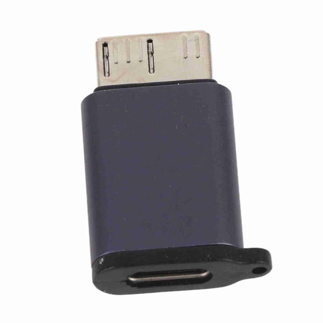 Adaptador Hembra Mirco B A Tipo C, Adaptador Plug And Play De aleación De Aluminio Mirco B A USB C 7,5 W 10 Gbps Para El Hogar