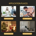 thumbnail image 2 of GOOHOCHY 2Set Flickering Led Pillar Candles Silver Led And PP Decorative Items For Wedding Parties, 2 of 8