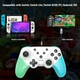 thumbnail image 2 of Wireless Game Controller with NFC Function for Nintendo Switch - Replacement PRO Gamepad-Blue Red, 2 of 5