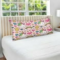 thumbnail image 4 of Cute Pink Unicorn Pillowcase, Super Soft Pillow Shams Covers, Plush Cozy Pillow Cases with Zipper, 21" X 54"（115） Home Decor Gifts, 4 of 6