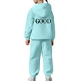 thumbnail image 5 of WOYY Big Girls Sweat Suit -Lined Hoodie Pants Casual Active Outfits, Sizes 10-11, 5 of 6