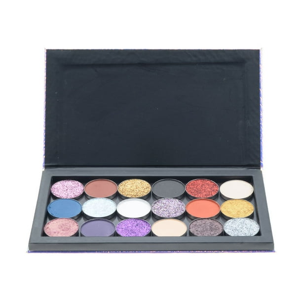 Eyeshadow Palette Large Black Organizer Pallete Case With