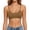 Coffee, variant on Women’s Bralette Seamless Thin Strap Wireless Lightweight Comfort U-Neck Everyday Bra Soft Support No Underwire Bra for Casual
