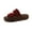 Red, variant on Red Women'S Slippers Sandals Casual Comfortable Thick-Soled Warm Faux Fur Home Sandals Open-Toe Indoor Outdoor Shoes Fall Winter 1.22 Lb